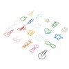 100Pcs Cute Paper Clips 20 Shapes Adorable Fun Metal Paper