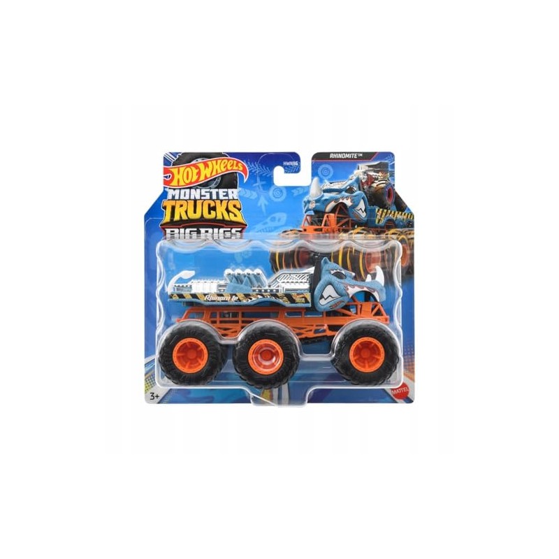 Hot Wheels Monster Trucks 1:64 Abschleppwagen RHINOMITE HWN86 - HWN91