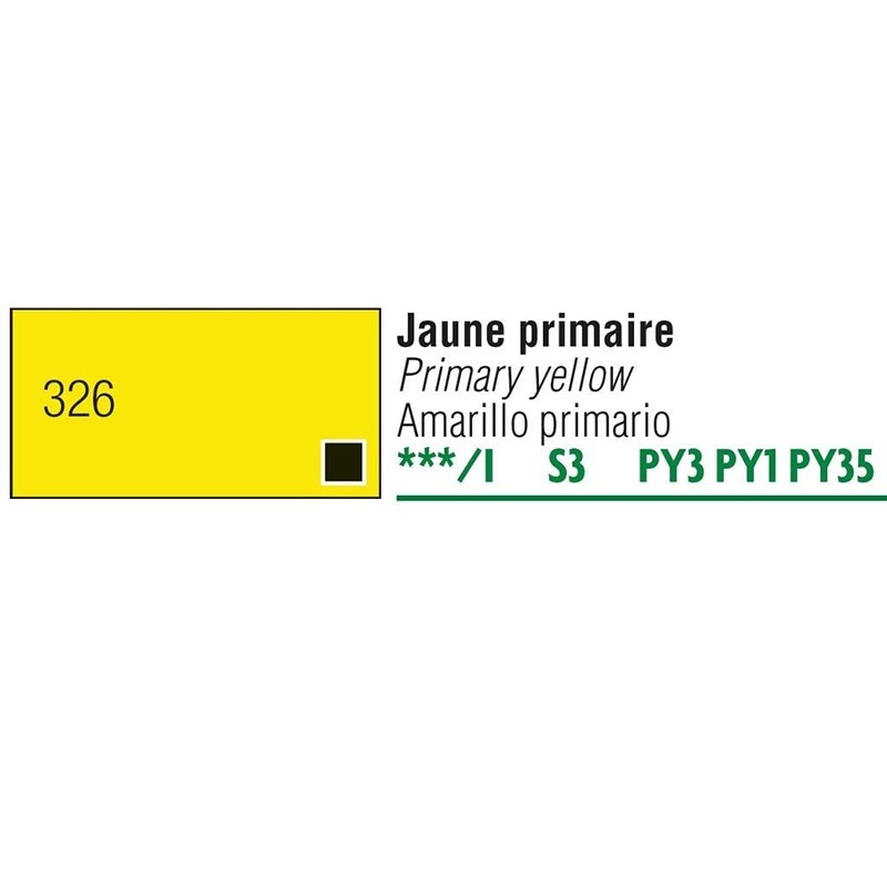 Pébéo Malfarbe/Deckfarbe, 1 Tube mit 20°ml, Primargelb