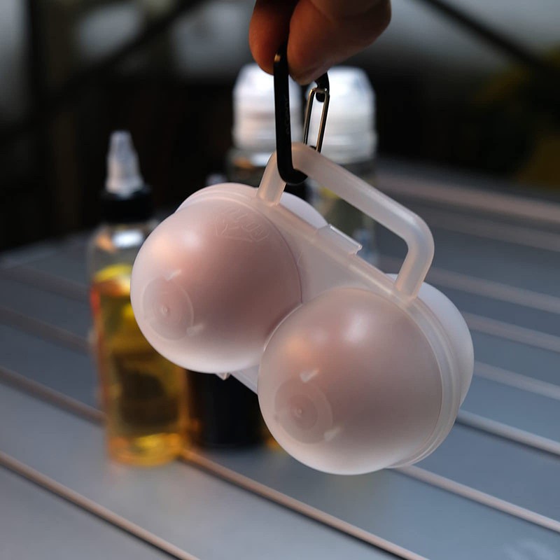 RoseFlower Protable Egg Carrier, Grid Egg Holder with Buckle -