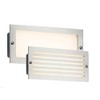 Knightsbridge Recessed Brick Light, Aluminium, 5 W, Brushed Steel Fascia