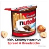 Nutella & GO! Hazelnut and Cocoa Spread + Breadsticks, 1.8