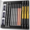 Nicpro 3 PCS 1.3 mm Mechanical Pencil Set with 72