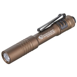 Streamlight 66609 MicroStream USB 250-Lumen 1150-Candela EDC Ultra-Compact Flashlight with Rechargeable Battery, Easy-Open Box Coyote