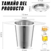 Infusor de Té, Juego de 4 Filtro de Té con