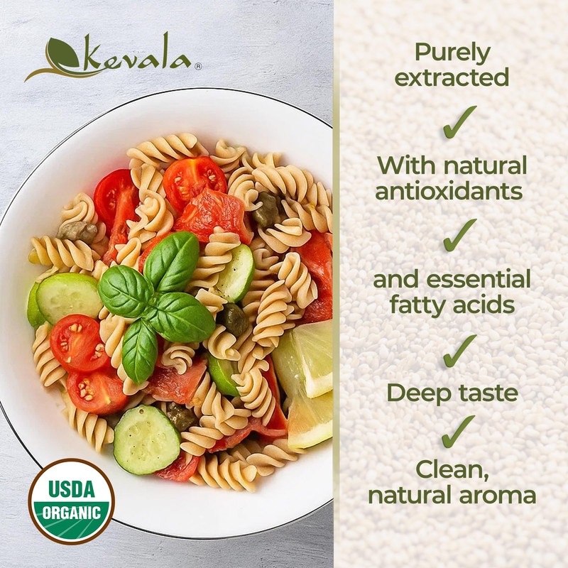 Kevala Organic Toasted Sesame Oil - 64 fl oz -