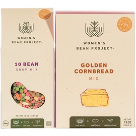 Women’s Bean Project Gift Bundle with 10 Bean Soup Mix and Cornbread, 2 Items