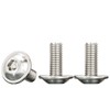 Drenky M6 Rounded Head Screws, M6 x 12 mm Rounded