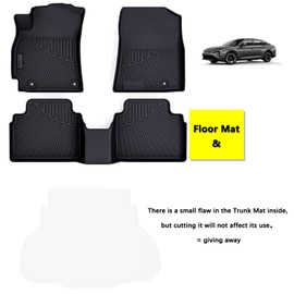 AltraVos Floor Mats for All-New 2025 KIA K4 TPE All Weather Protection 2 Rows Car Floor Liners-Black