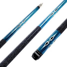 CUESOUL 58 Inch 19oz 1/2 Maple Billiard Stick Pool Cue Set 11.5mm/13mm Tip[Weight Adjustable]