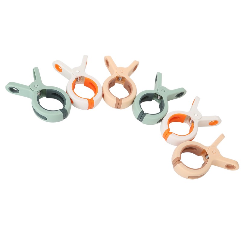 6PCS Beach Towel Clips Multifunctional Rustproof Windproof Quilt Drying Clip