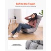 VEVOR Swivel Floor Gaming Chair, 360-Degree Rotating Foldable Lounge Chair