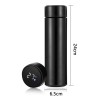 Termo Digital Inteligente De Acero Inoxidable 500ml Negro