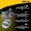 Drilax 2-7/8 inch Diamond Hole Saw Drill Bit Ceramic, Porcelain