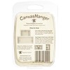 X Canvas Hangers Brass Plated 4 Pack Blister - 13012
