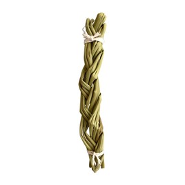 Sage Smudge Stick, Braided Sweet Grass, 4"