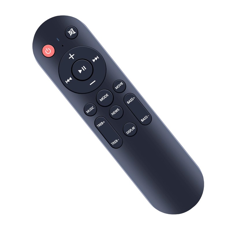 GOUYESHO Replacement Remote Control Compatible with Mevosto Removable 2-in-1 Soundbar