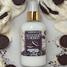 (HOT!) Sweet Body Milk Mist - Limited Edition Moisturizer:_Cookies & Cream_4 OZ