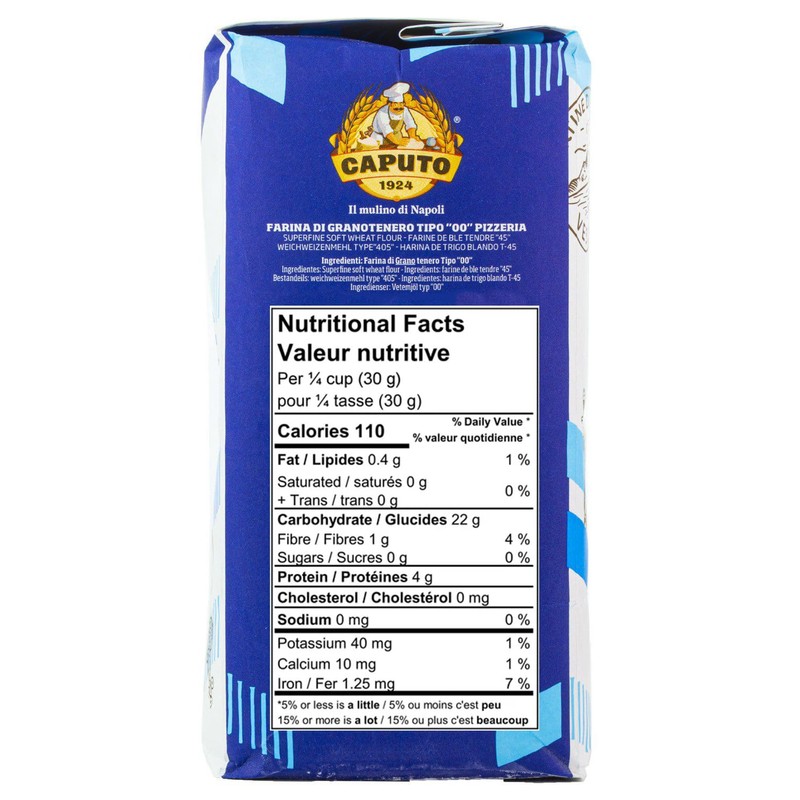 Antimo Caputo Pizzeria Flour Blue, 11 Pound (5Kg) Bag -
