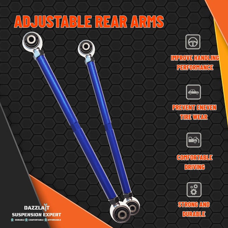 BW-07 Adjustable Rear Camber Arms, Set of 2 Left &