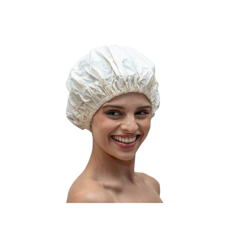 Gorras para Baño, ducha, regadera impermeables y reutilizables con plástico