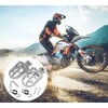 Xiaozuoyue Foot Pegs Foot Step Wide Step, Fit PW50 PW80