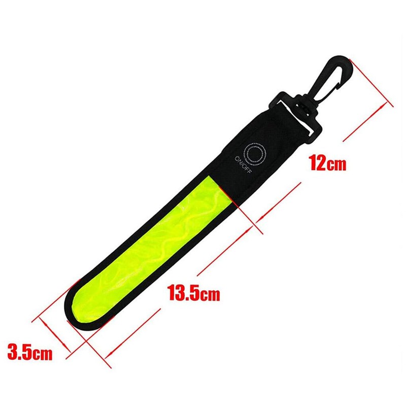 AIXXCUVQ LED Reflective Arm Bands for Running High Visibility Safety