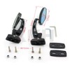 XKH- Black 6mm CNC Aluminum Rearview Side Mirrors Compatible with