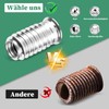 166 Pieces M6 M8 Threaded Insert for Wood Furniture Hex