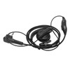 Walkie Talkie Headset Intercom 2 Way Radio Black Earphones Universal