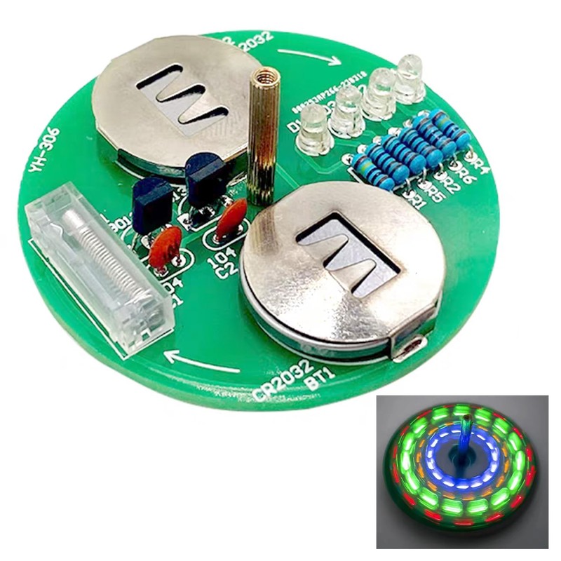 DIDODI Soldering Practice Kit Desktop Mini Gyroscope Hand Gyroscope Electronic