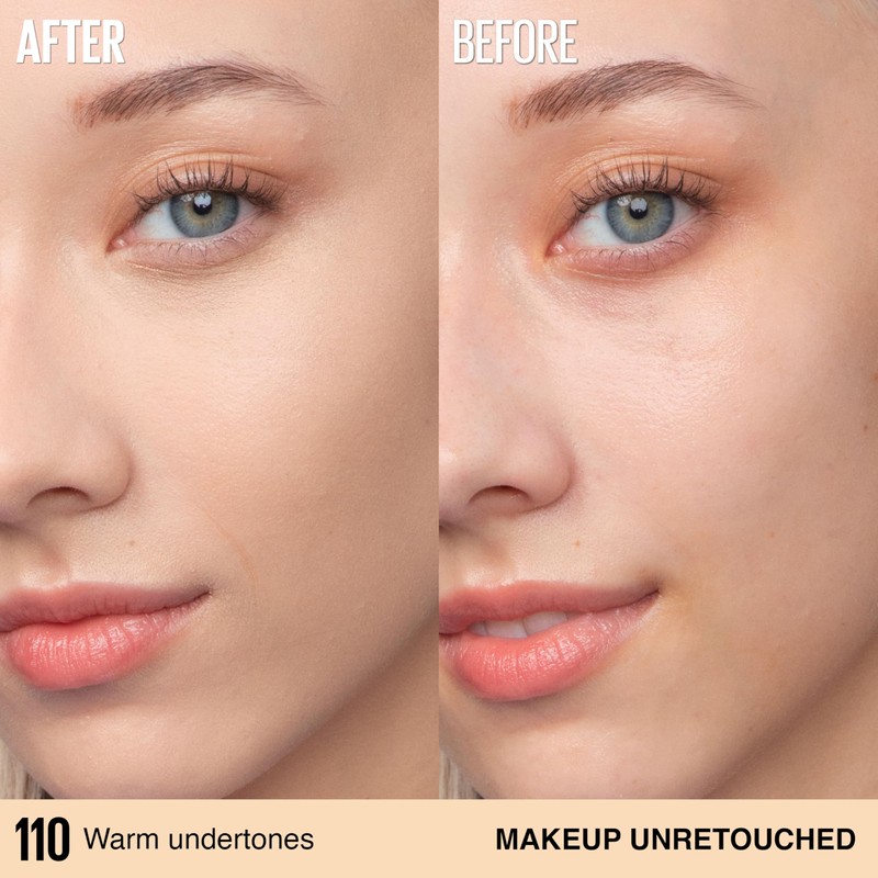 Maybelline Super Stay Lumi-Matte Foundation, Lightweight and Buildable Full Coverage