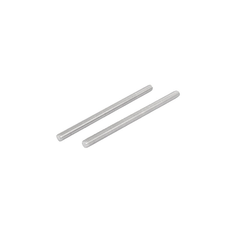 sourcing map Metric Right Hand Full Threaded Rod Stud Bolts