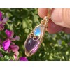 Amethyst Moonstone Pendant (gold-filled)