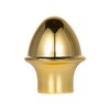 JRED Gold Acorn End Cap, Flag Pole Topper for 1