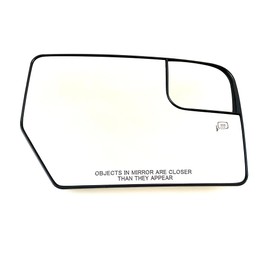 Passenger Right Side Heated Mirror Glass Compatible with Ford Expedition 2012-2017 Compatible with Lincoln Navigator 2012-2014 Right Side Heated Mirror Glass CL1Z17K707A FD314GR