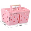 Anyoifax Portable Shower Caddy Plastic Shower Basket Organizer Divided Bathroom