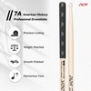 Drum Sticks, American Hickory Drumsticks, Drumsticks for Drum, Non-Slip Grip,