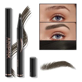 Lápiz De Cejas Ainipink, Resistente Al Agua, Fácil De Colore