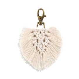 lijun Keychain for Women Bag Car Key Chain Tassels Bag Charm Holder Ornaments Keychain