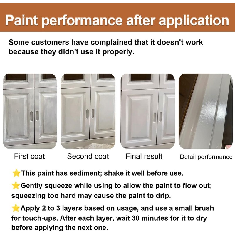 6.35 fl oz Wood Touch-Up Paint for Doors, Cabinets, Furniture