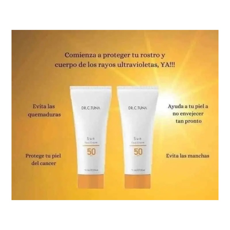 Bloqueador Solar Fps 50 Sun Body Lotion Dr. C Tunafarmasi.