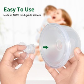 Flange Inserts 18mm 20mm 4PCS Compatible with Lansinoh Medela TSRETE Momcozy Bellababy Spectra 24mm Flange/Shields Wearable Breast Pump, Reduce Nipple Tunnel Size, Replacements Pump Parts