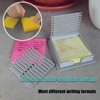 Sticky Note Stencil, Sticky Note Holder with Stencil 3x3 Sticky