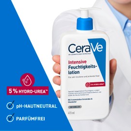 CeraVe Intensive Moisturising Lotion, Intensive Moisturising and Itche-Reducing, For Very Dry Skin and Itching, With Ceramides and Shea Butter, Fragrance-Free, 473 ml