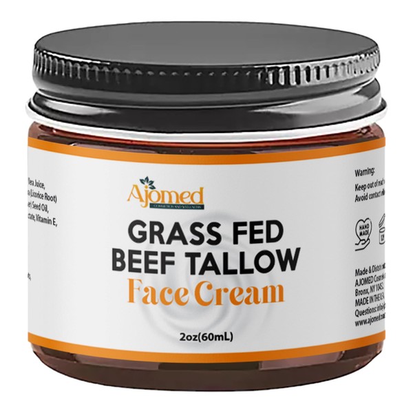  Beef Tallow Face Moisturizer - Grass Fed Beef Tallow