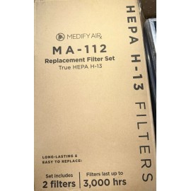Medify Air NEW! Medify Air MA-112 Replacement Filter Set True HEPA H-13 (Two-Pack)