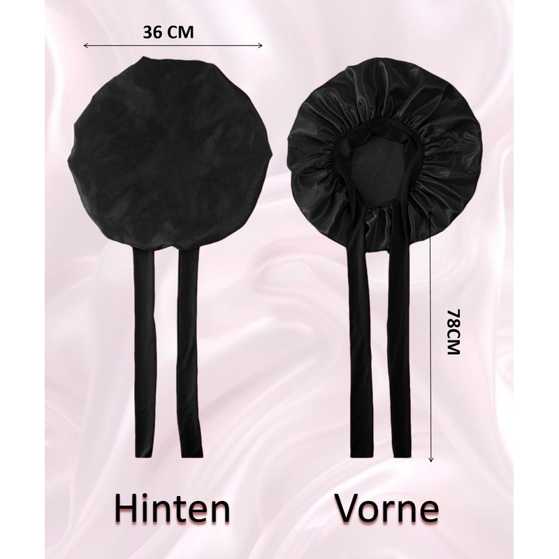 Weardear Satin Bonnet Silk Hood for Sleeping, Breathable Night Sleep