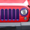 CheroCar 9Pc Purple Car Headlight Grille Insert Bezel Trim Cover