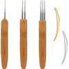 5 Pieces Dreadlock Crochet Hook Tool Kit Braid Hair Dreadlocks